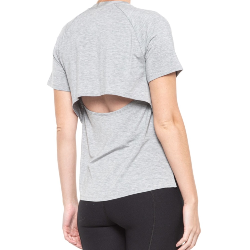 🆕 Under Armour DFO modal-blend back cut out Shirt gray